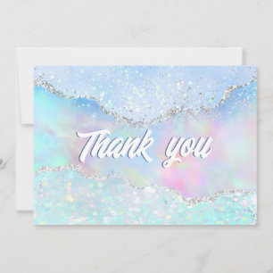 carte de remerciement aux couleurs pastel et faux