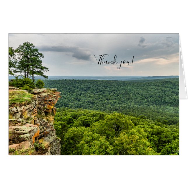 Carte de remerciement CCC Overlook Petit Jean (Devant Horizontal)