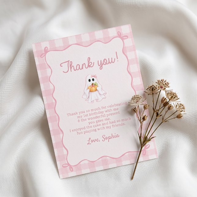 Carte de remerciement d'anniversaire Halloween de  (Créateur téléchargé)