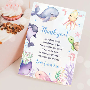 Carte de remerciement d'anniversaire pour la vie s