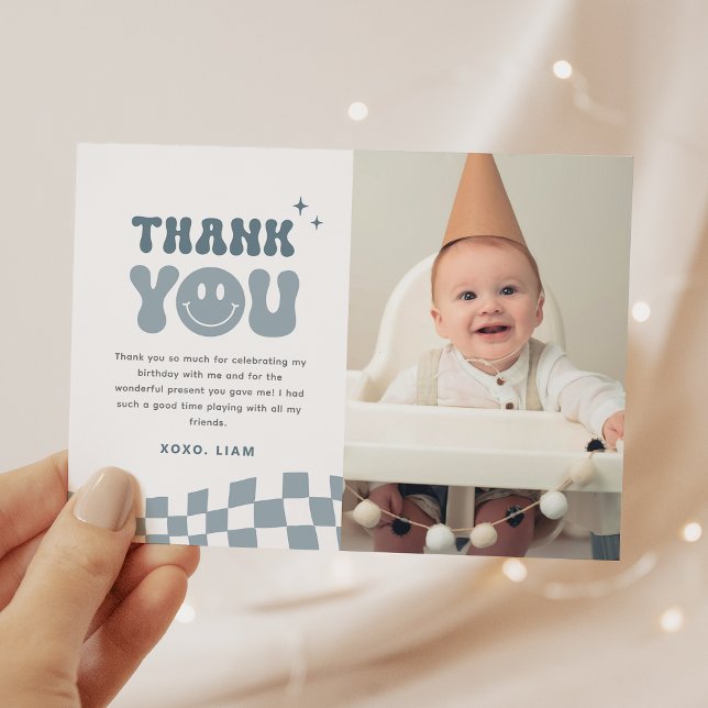 Carte de remerciement d'anniversaire pour UN Mec H (Créateur téléchargé)