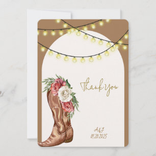 carte de remerciement de baby shower de mariage fl