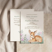 Carte de remerciement de baby shower Licorne de la