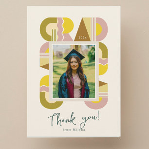 Carte de remerciement de fin d'études promotion 20