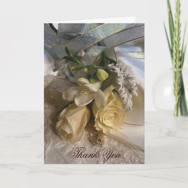 Carte de remerciement de mariage (Devant)