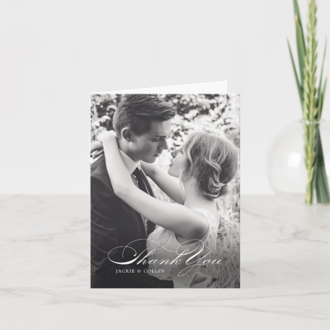 Carte de remerciement de mariage (Devant)