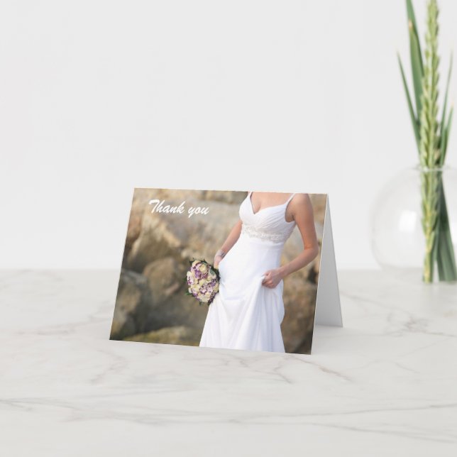 Carte de remerciement de mariage (Devant)