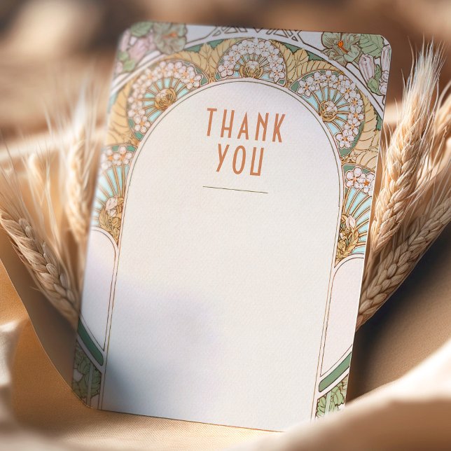 Carte de remerciement de mariage Insert Vintage Ar (Créateur téléchargé)