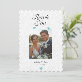 Carte de remerciement de mariage - Merci