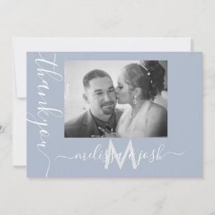 Carte de remerciement de mariage pour couples avec
