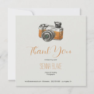 Carte de remerciement de marque de photographe min