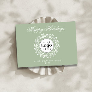 Carte de remerciement de Noël pour entreprise avec