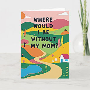 Carte de Remerciement des Mamans Fantaisistes