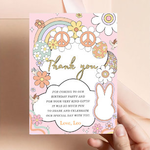 Carte de remerciement drôle de fête d'anniversaire
