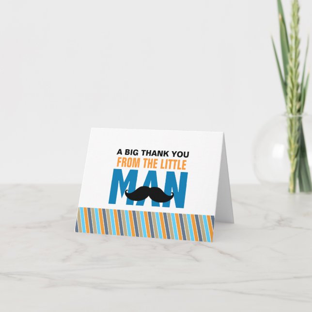 Carte de remerciement du "Petit Homme" (Devant)