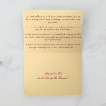 Carte de remerciement enrichissante
