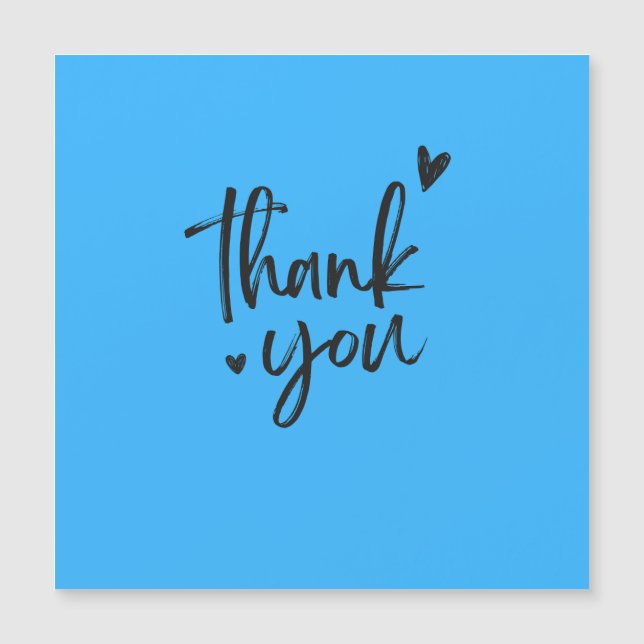 CARTE DE REMERCIEMENT ÉPATANTE (Devant)