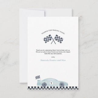 Carte de remerciement Fast One