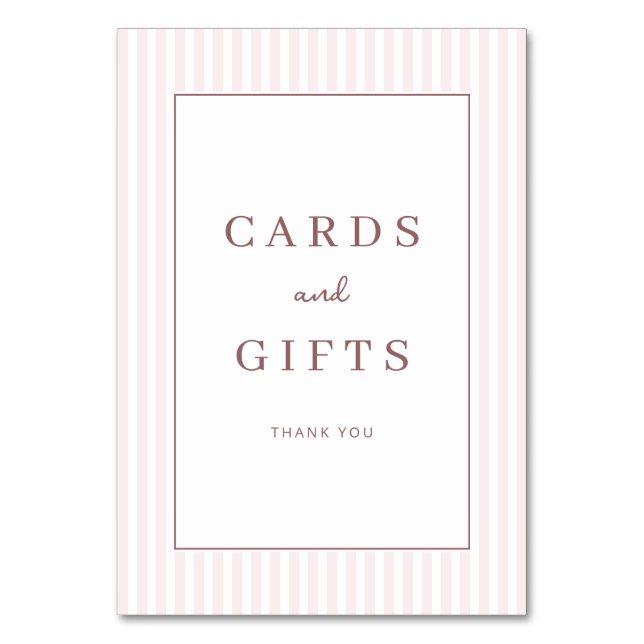 Carte de remerciement Grateful Pink Serif (Par défaut)