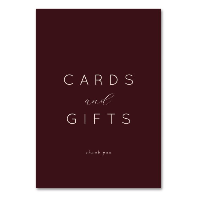 Carte de remerciement minimaliste Marron Gratitude (Par défaut)