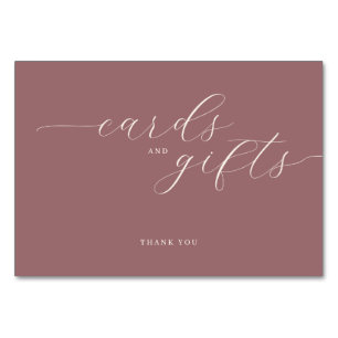 Carte de remerciement minimaliste mauve reconnaiss