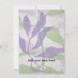 Carte de remerciement ou note