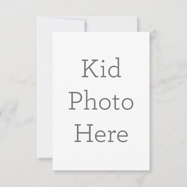 Carte de remerciements simple 8,9 cm x 12,7 cm (Devant)