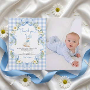 Carte de remerciement photo d'anniversaire Silly G