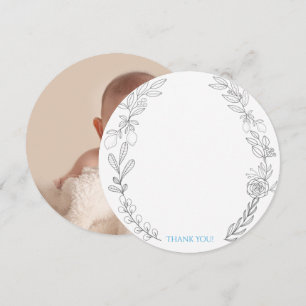 Carte de remerciement photo de George.