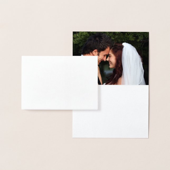 Carte de remerciement photo fleur de lotus en feui (Affichage)