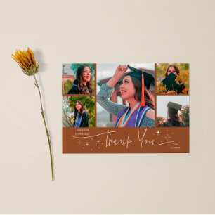 Carte de remerciement photo multi-gradation Terrac