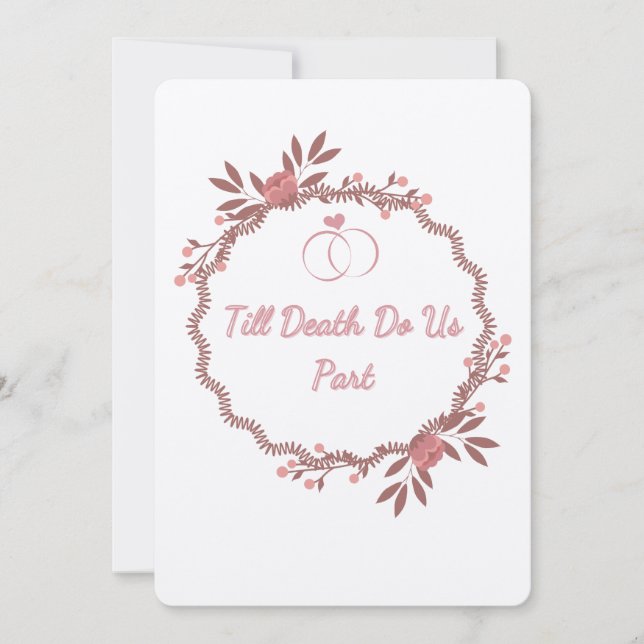 Carte de remerciement plate (Devant)