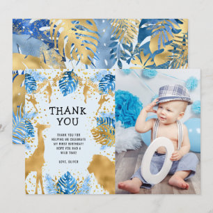 Carte de remerciement pour 1er anniversaire Photo 