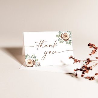 Carte de remerciement pour Baby Shower 'Baby Is Br