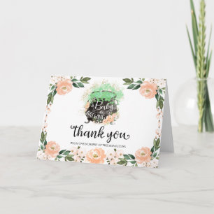 Carte de remerciement pour Baby Shower Halloween F