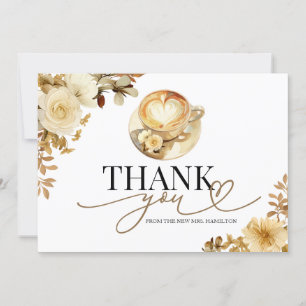 Carte de Remerciement pour Baby Shower Love Is Bre
