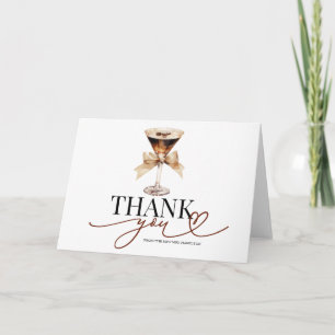 Carte de Remerciement pour Baby Shower Love Is Bre