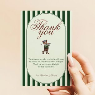 Carte de remerciement pour Baby Shower "NOUVEAU AU