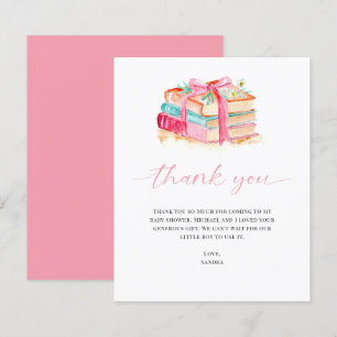 Carte de remerciement pour Baby Shower « Un nouvea