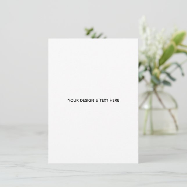 Carte de remerciement pour enseignant minimaliste  (Debout devant)