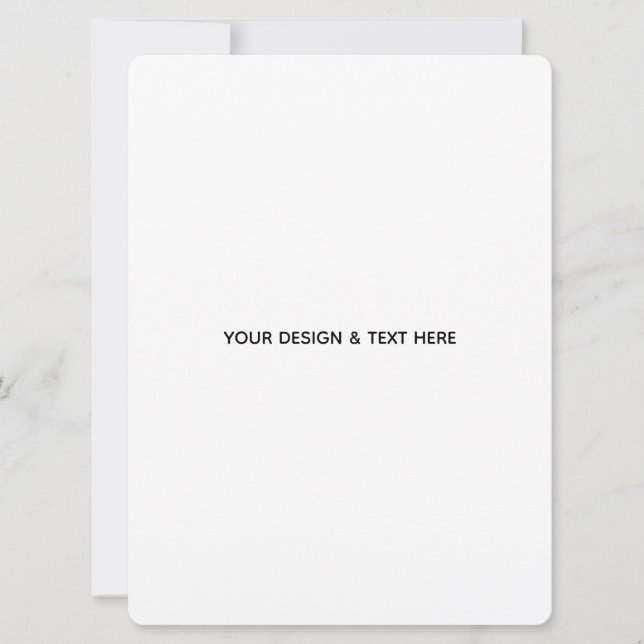 Carte de remerciement pour enseignant minimaliste  (Devant)