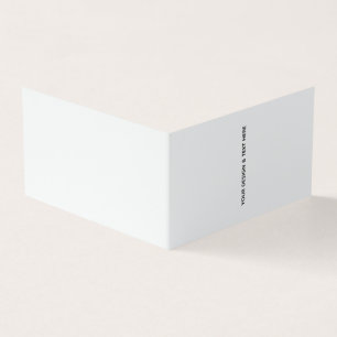 Carte de remerciement pour enseignant minimaliste 