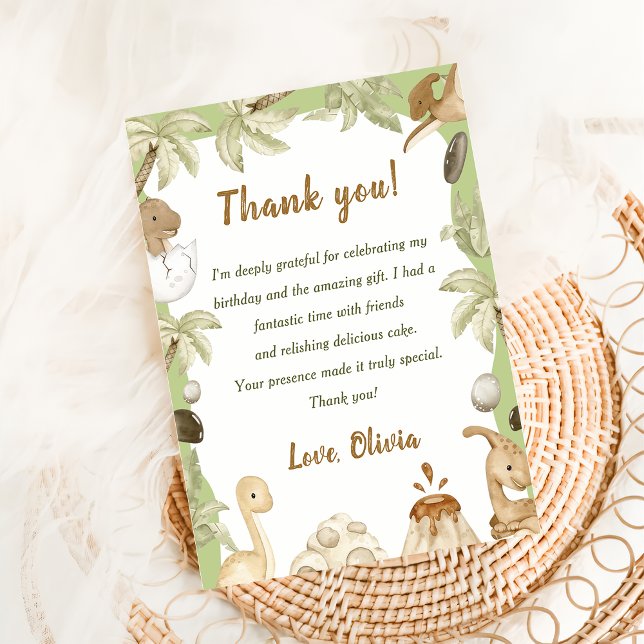 Carte de remerciement pour fête d'anniversaire de  (Créateur téléchargé)