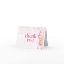 Carte de remerciement pour la fête de mariage She'