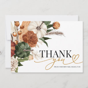 Carte de remerciement pour mariage de Fête de Fian
