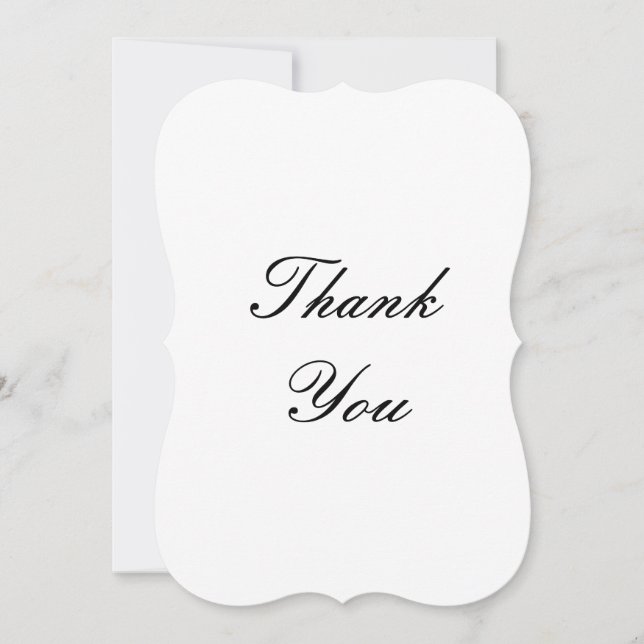 carte de remerciement pour mariages (Devant)