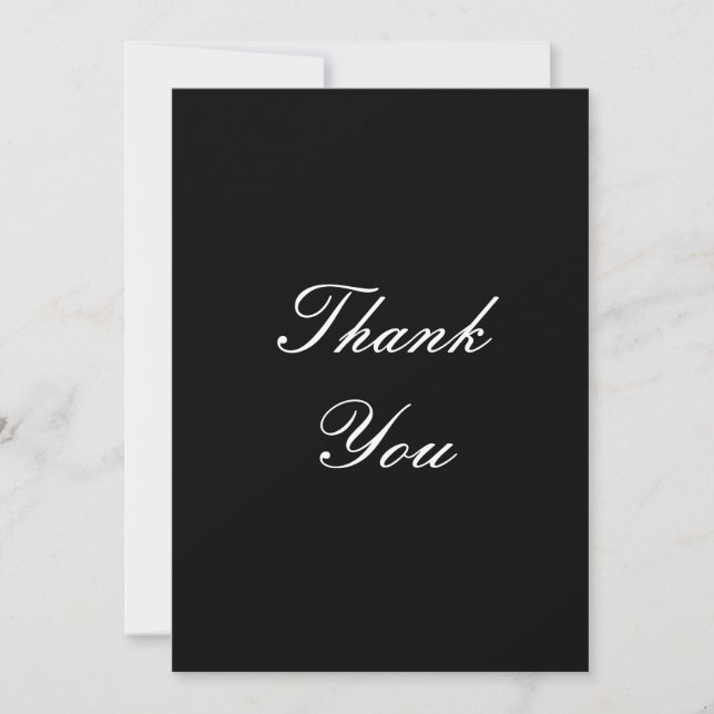 carte de remerciement pour mariages (Devant)