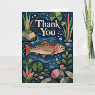 Carte de remerciement pour poisson | Carte de reme