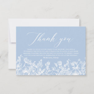 Carte de Remerciement pour une Baby Shower de Mari