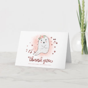 Carte de remerciement pour une baby shower d'Hallo